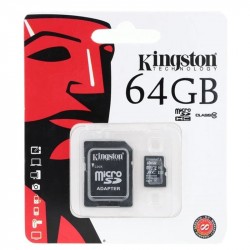 Kingston Micro SD 64GB Class 10