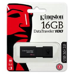 Kingston Pen Driver 16GB 3.0 G3 Nero