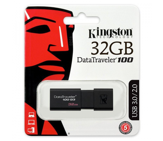 Kingston Pen Driver 32GB 3.0 G3 Nero