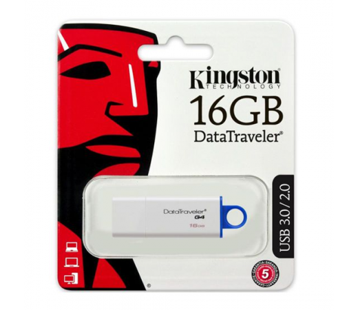 Kingston Pen Driver 16GB 3.0 G4 Bianco