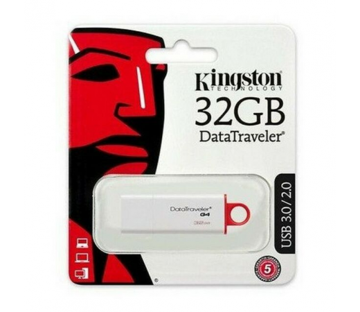 Kingston Pen Driver 32GB 3.0 G4 Bianco