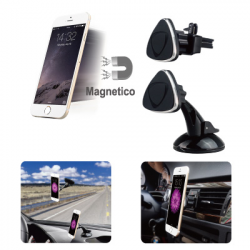 Wimitech Supporto Auto Magnetico Universale 2IN1 per Smartphone,Mp4,Navigatore SAU-24